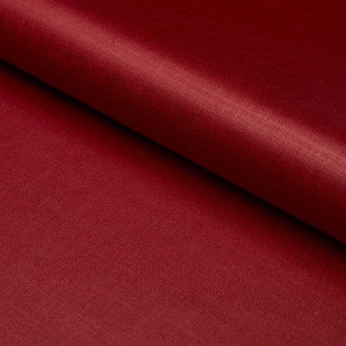 Schumacher Patent Linen Fabric 85271 / Red