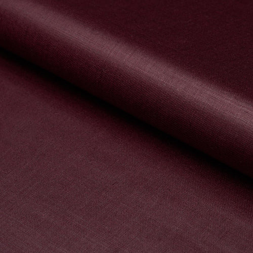 Schumacher Patent Linen Fabric 85272 / Plum