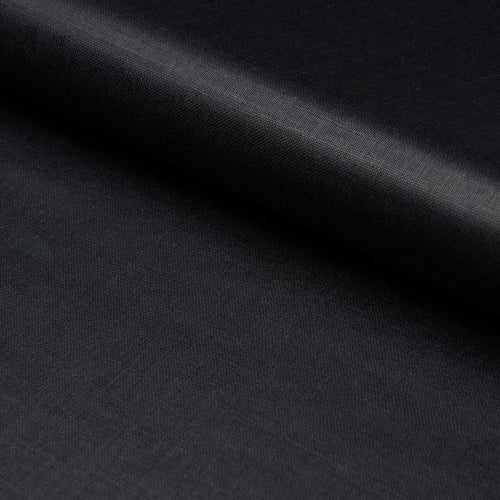 Schumacher Patent Linen Fabric 85275 / Black