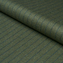 Load image into Gallery viewer, Schumacher Boyd Wool Pinstripe Fabric 85281 Green
