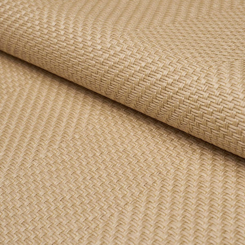 Schumacher Weaved Basketry Fabric 85310 / Natural