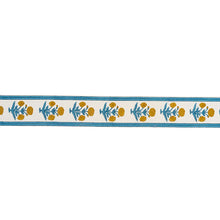 Load image into Gallery viewer, Schumacher Poppy Hand Block Trim 85440 / Blue