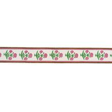 Load image into Gallery viewer, Schumacher Poppy Hand Block Trim 85441 / Pink
