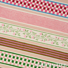 Load image into Gallery viewer, Schumacher Chequer Hand Block Trim 85451 / Pink