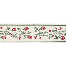 Load image into Gallery viewer, Schumacher Strawberry Trail Hand Block Trim 85460 / Dark Green