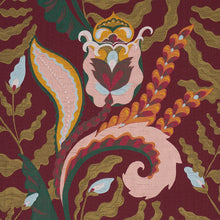 Load image into Gallery viewer, Schumacher Jaipur Fantaisie Fabric 85492 Aubergine