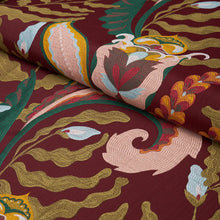 Load image into Gallery viewer, Schumacher Jaipur Fantaisie Fabric 85492 Aubergine