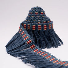 Load image into Gallery viewer, Schumacher Country Fringe Trim 85561 / Denim