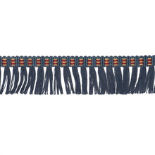 Load image into Gallery viewer, Schumacher Country Fringe Trim 85561 / Denim