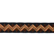 Load image into Gallery viewer, Schumacher Zigzag Moderne Tape Trim 85583 / Goldstone