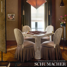 Load image into Gallery viewer, Schumacher Swanson Scallop Fabric 85600 Pewter