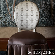 Load image into Gallery viewer, Schumacher Swanson Scallop Fabric 85600 Pewter