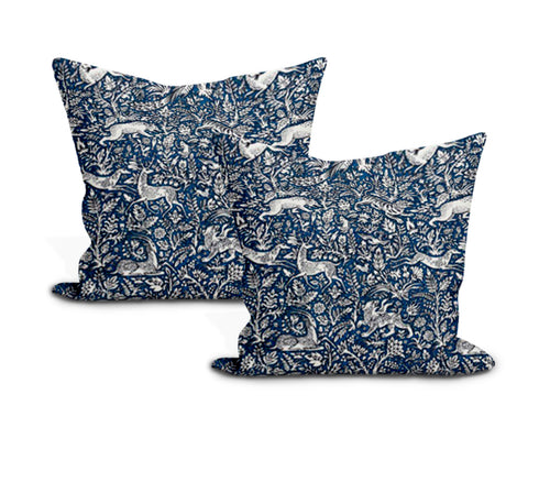 schumacher khan's park pillow cover