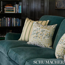 Load image into Gallery viewer, Schumacher Briony Stripe Fabric 85622 / Leaf