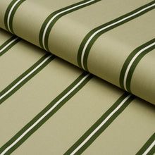Load image into Gallery viewer, Schumacher Briony Stripe Fabric 85622 / Leaf