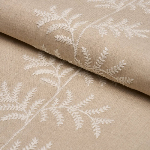 Schumacher Eloise Embroidery Fabric 85631 / Natural