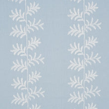 Load image into Gallery viewer, Schumacher Eloise Embroidery Fabric 85632 / Sky