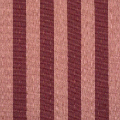 Schumacher Hanson Indoor/Outdoor Stripe Fabric 85807 / Raspberry