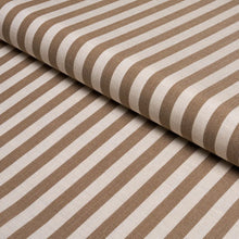 Load image into Gallery viewer, Schumacher Hanson Indoor/Outdoor Stripe Narrow Fabric 85811 Brown