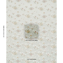 Load image into Gallery viewer, Schumacher Spitalfields Bouquet Fabric 85821 / Robin&#39;s Egg