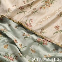 Load image into Gallery viewer, Schumacher Spitalfields Bouquet Fabric 85821 / Robin&#39;s Egg