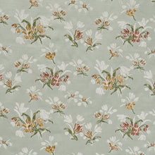 Load image into Gallery viewer, Schumacher Spitalfields Bouquet Fabric 85821 / Robin&#39;s Egg