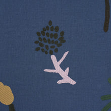 Load image into Gallery viewer, Schumacher Tropical Trees Fabric 85852 / Blue