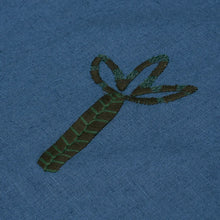 Load image into Gallery viewer, Schumacher Tropical Trees Fabric 85852 / Blue