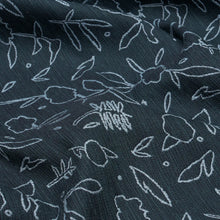 Load image into Gallery viewer, Schumacher Jungle Vine Fabric 85871 / Dark Blue