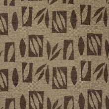 Load image into Gallery viewer, Schumacher Banana Leaf Cut Out Fabric 85882 / Brown
