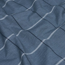 Load image into Gallery viewer, Schumacher Taos Grid Fabric 85911 / Blue