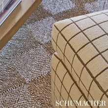 Load image into Gallery viewer, Schumacher Tucson Grid Fabric 85920 / Brown