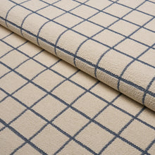 Load image into Gallery viewer, Schumacher Tucson Grid Fabric 85921 / Blue