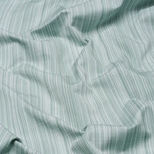 Load image into Gallery viewer, SCHUMACHER GRACIE SOLID STRIE FABRIC 85931 MINT GREEN