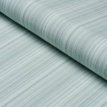 Load image into Gallery viewer, SCHUMACHER GRACIE SOLID STRIE FABRIC 85931 MINT GREEN