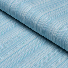Load image into Gallery viewer, SCHUMACHER GRACIE SOLID STRIE FABRIC 85932 ROBIN'S EGG BLUE