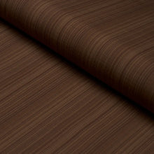 Load image into Gallery viewer, SCHUMACHER GRACIE SOLID STRIE FABRIC 85933 BROWN
