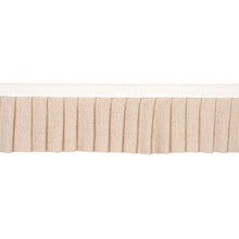 Load image into Gallery viewer, Schumacher Clara Pleated Tape Trim 85961 / Neutral