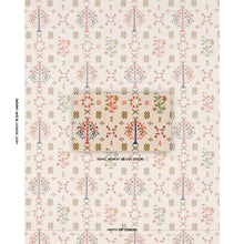 Load image into Gallery viewer, Schumacher Fairview Cross Stitch Embroidery Fabric 85980 / Multi