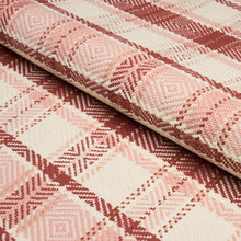 Load image into Gallery viewer, Schumacher Heidi Plaid Fabric 85991 Cranberry