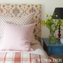 Load image into Gallery viewer, Schumacher Heidi Plaid Fabric 85991 Cranberry