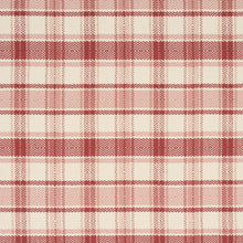 Load image into Gallery viewer, Schumacher Heidi Plaid Fabric 85991 Cranberry