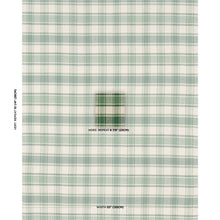 Load image into Gallery viewer, Schumacher Heidi Plaid Fabric 85992 Leaf