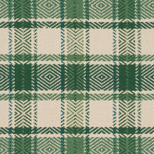Load image into Gallery viewer, Schumacher Heidi Plaid Fabric 85992 / Leaf