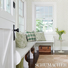Load image into Gallery viewer, Schumacher Heidi Plaid Fabric 85992 Leaf