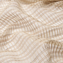 Load image into Gallery viewer, Schumacher Payton Linen Sheer Grid Fabric 86051 / Natural