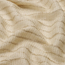 Load image into Gallery viewer, Schumacher Ellie Alpaca Shimmer Sheer Fabric 86070 / Cream