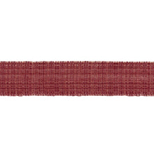 Load image into Gallery viewer, Schumacher Tweed Tape Medium Trim 86193 / Red