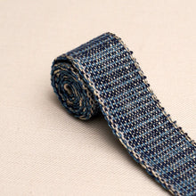 Load image into Gallery viewer, Schumacher Tweed Tape Narrow Trim 86200 / Indigo