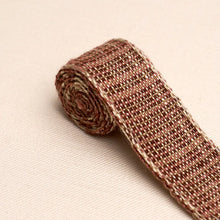 Load image into Gallery viewer, Schumacher Tweed Tape Narrow Trim 86204 / Brown